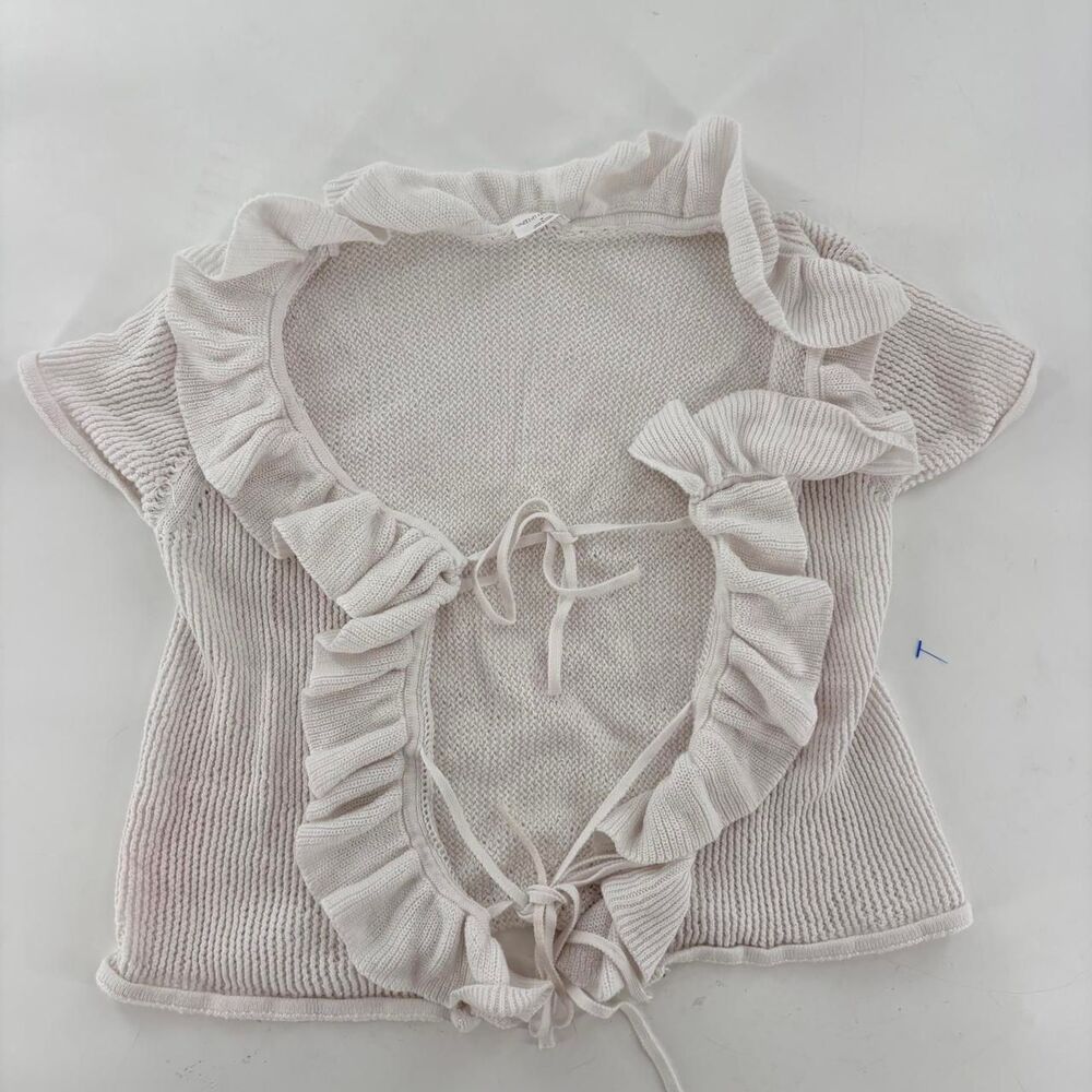 Wild-fable Women's White and Cream Crop-top